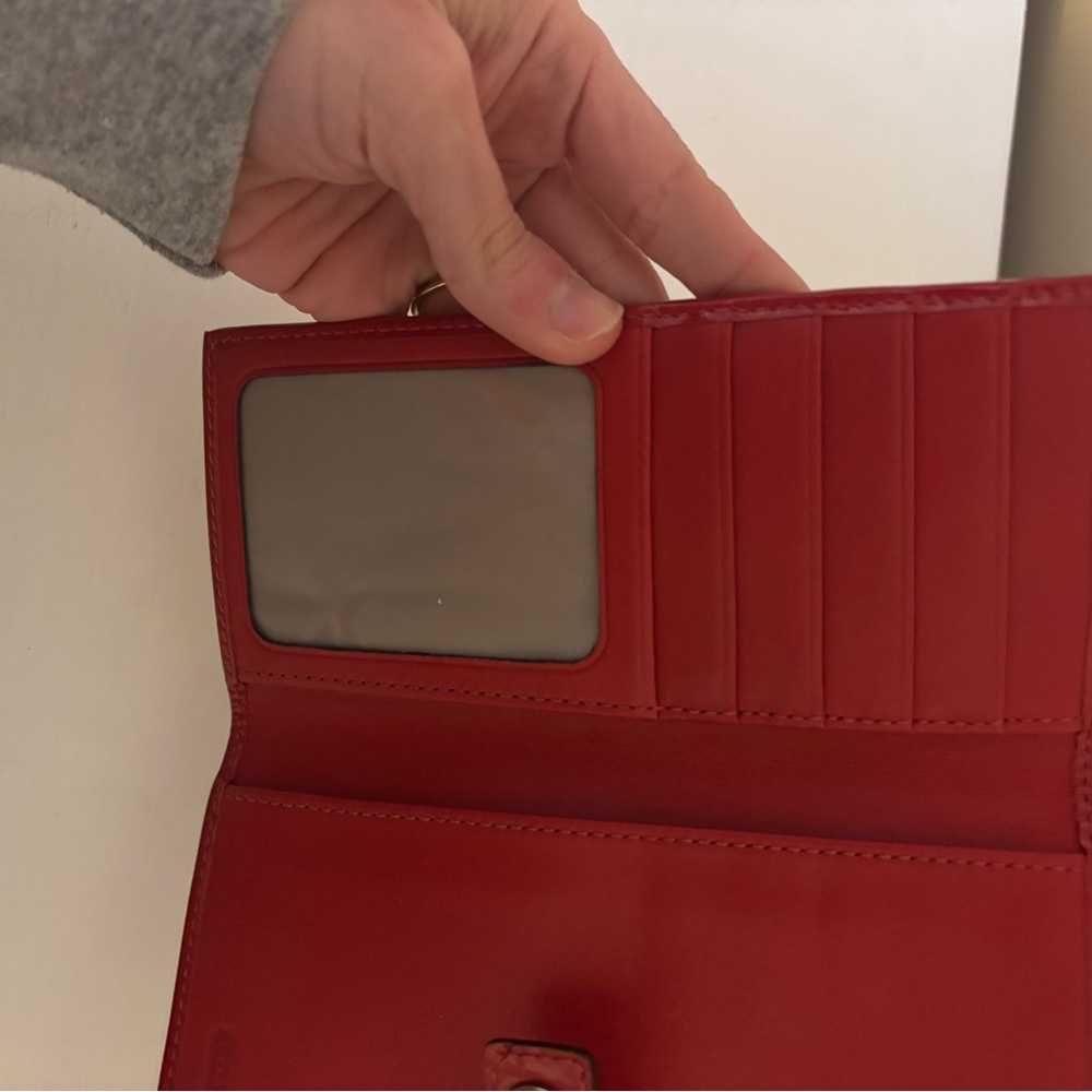 Coach Red Wallet - Picture 12 of 14